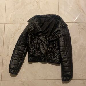 Bebe Leather Bomber